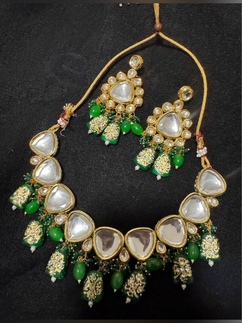 Kundan necklace set